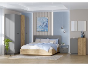 Кровать Квадро арт.031-М1 1400 Графит в Сатке - satka.mebel74.com | фото 2