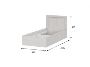 Кровать одинарная Гамма 20 900 Сандал светлый Серия №4 в Сатке - satka.mebel74.com | фото 2