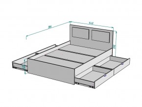 Кровать Ольга L35 ширина 1400 в Сатке - satka.mebel74.com | фото 3