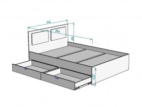 Кровать Ольга L42 ширина 1400 в Сатке - satka.mebel74.com | фото 3