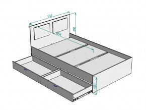 Кровать Ольга L46 ширина 1200 в Сатке - satka.mebel74.com | фото 3