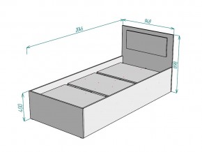 Кровать Ольга L53 ширина 900 в Сатке - satka.mebel74.com | фото 3