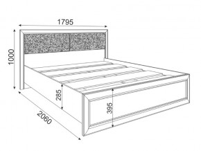 Кровать с настилом 1600 Саванна М05 в Сатке - satka.mebel74.com | фото 2