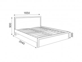 Кровать с основанием Беатрис мод 7 Орех гепланкт в Сатке - satka.mebel74.com | фото 2