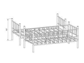 Кровать-трансформер Мальта серый с голубым в Сатке - satka.mebel74.com | фото 3