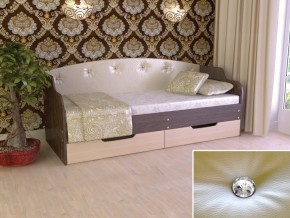 Кровать Юниор Тип 2 Венге/дуб молочный 800х1600 в Сатке - satka.mebel74.com | фото