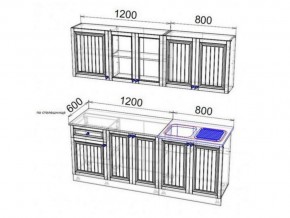 Кухня Хозяюшка 2000 фисташка в Сатке - satka.mebel74.com | фото 2