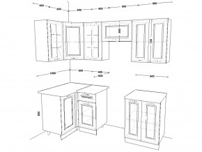 Кухонный гарнитур 10 Белый Вегас 1000х2200 мм в Сатке - satka.mebel74.com | фото 2