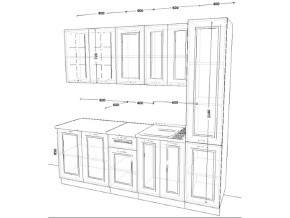 Кухонный гарнитур 12 Белый Вегас 2200 мм в Сатке - satka.mebel74.com | фото 2