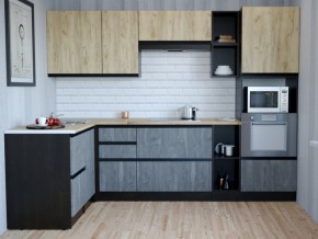 Кухонный гарнитур Адажио мега прайм 1500х2700 мм в Сатке - satka.mebel74.com | фото 1