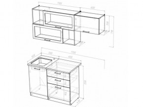 Кухонный гарнитур Алина экстра 1700 мм в Сатке - satka.mebel74.com | фото 5