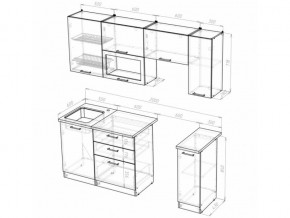 Кухонный гарнитур Алина ультра 2000 мм в Сатке - satka.mebel74.com | фото 5