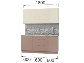 Кухонный гарнитур Асти Латте 1800 в Сатке - satka.mebel74.com | фото 2