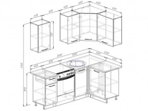 Кухонный гарнитур Бланка 2000х1200 в Сатке - satka.mebel74.com | фото 2