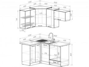 Кухонный гарнитур Жасмин мега прайм 1200х1600 мм в Сатке - satka.mebel74.com | фото 6