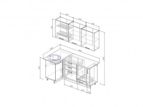 Кухонный гарнитур Крафт 1800х1000 в Сатке - satka.mebel74.com | фото 2