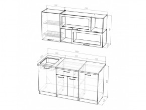 Кухонный гарнитур Кира стандарт 1600 мм в Сатке - satka.mebel74.com | фото 5