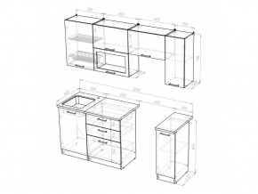 Кухонный гарнитур Кира ультра 2000 мм в Сатке - satka.mebel74.com | фото 5