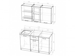 Кухонный гарнитур Лариса медиум 1 1400 мм в Сатке - satka.mebel74.com | фото 5