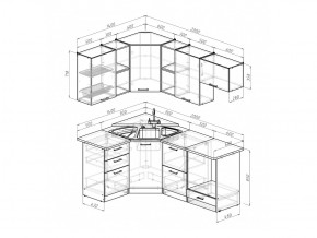 Кухонный гарнитур Лариса оптима 4 1400х2000 мм в Сатке - satka.mebel74.com | фото 5