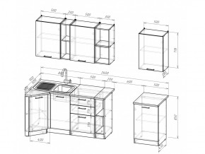 Кухонный гарнитур Лариса прайм 4 900х2000 мм в Сатке - satka.mebel74.com | фото 6