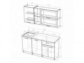 Кухонный гарнитур Лариса стандарт 3 1600 мм в Сатке - satka.mebel74.com | фото 5