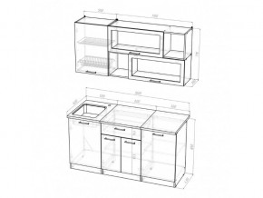 Кухонный гарнитур Лоретта стандарт 1600 мм в Сатке - satka.mebel74.com | фото 7