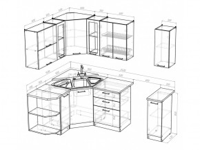 Кухонный гарнитур Лира оптима 1500х1800 мм в Сатке - satka.mebel74.com | фото 5