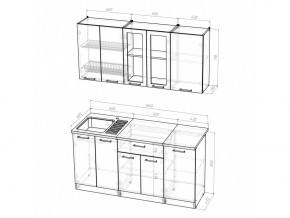 Кухонный гарнитур Ника стандарт 1600 мм в Сатке - satka.mebel74.com | фото 5