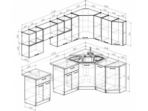 Кухонный гарнитур Ольга оптима 5 2700х1600 мм в Сатке - satka.mebel74.com | фото 5