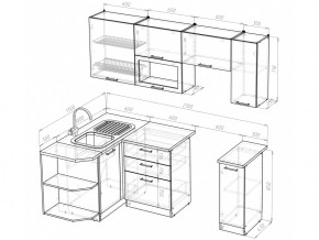 Кухонный гарнитур Ольга прайм 2 1300х2100 мм в Сатке - satka.mebel74.com | фото 6