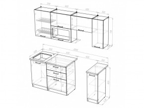 Кухонный гарнитур Светлана ультра 2000 мм в Сатке - satka.mebel74.com | фото 5