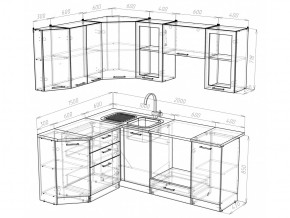 Кухонный гарнитур Симона мега прайм 2000х1500 мм в Сатке - satka.mebel74.com | фото 5