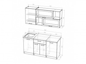 Кухонный гарнитур Симона стандарт 1600 мм в Сатке - satka.mebel74.com | фото 6