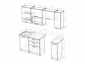 Кухонный гарнитур Симона ультра 2000 мм в Сатке - satka.mebel74.com | фото 6