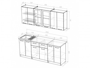 Кухонный гарнитур Татьяна ультра 2000 мм в Сатке - satka.mebel74.com | фото 5