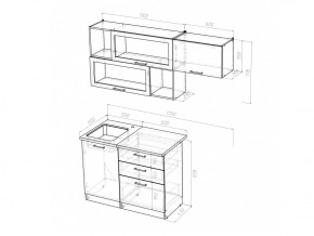 Кухонный гарнитур Яна экстра 1700 мм в Сатке - satka.mebel74.com | фото 5