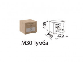 М30 Тумба прикроватная в Сатке - satka.mebel74.com | фото