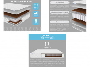 Матрас Sleep Nova шириной 1600 мм в Сатке - satka.mebel74.com | фото 2