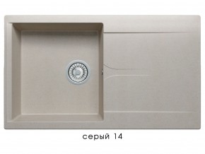 Мойка гранитная Gals-860 Серый 14 в Сатке - satka.mebel74.com | фото 1