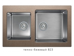 Мойка комбинированная Tolero twist TTS-840 Темно-бежевый 823 в Сатке - satka.mebel74.com | фото