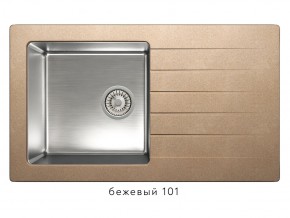 Мойка комбинированная Tolero twist TTS-860 Бежевый 101 в Сатке - satka.mebel74.com | фото