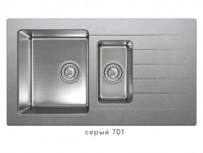 Мойка комбинированная Tolero twist TTS-890 Серый 701 в Сатке - satka.mebel74.com | фото