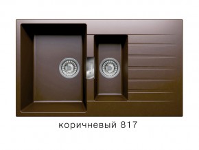 Мойка кварцевая Tolero Loft TL-860 Коричневый 817 в Сатке - satka.mebel74.com | фото