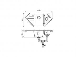 Мойка кварцевая Tolero R-114 Бежевый 101 в Сатке - satka.mebel74.com | фото 2