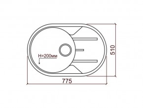 Мойка кварцевая Tolero R-116 Бежевый 101 в Сатке - satka.mebel74.com | фото 2