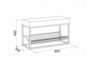 Обувница Крафт 1 в Сатке - satka.mebel74.com | фото 2