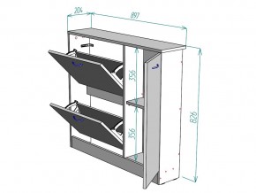 Обувница W105 в Сатке - satka.mebel74.com | фото 3