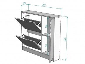 Обувница W106 в Сатке - satka.mebel74.com | фото 3