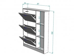 Обувница W107 в Сатке - satka.mebel74.com | фото 3